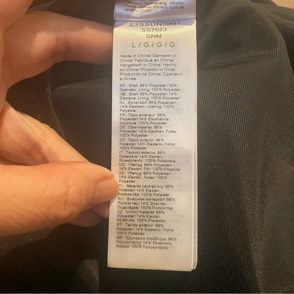 SOLD!! NWT~ONITSUKA TIGER Men Black Blazer Size Large - Picture 8 of 9